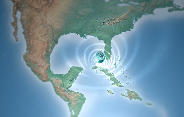 Hurricane in gulf picture